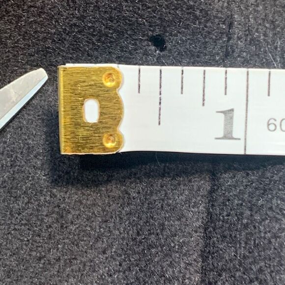 Vintage 90s Black Wool Blazer Jacket Single Button Oversized Plus Size 18W - Picture 7 of 10